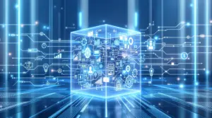 Web運用の自動化によって業務効率化から成果創出まで実現する戦略的アプローチを視覚化したイメージ