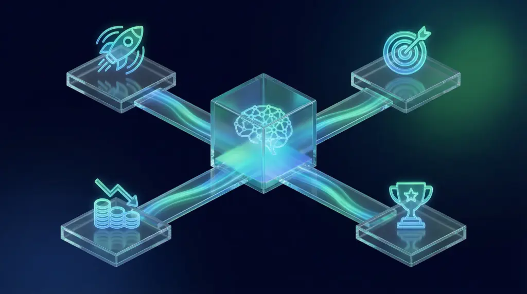 AI人格®プレスリリース作成サービスの4つの特徴 - 迅速な納品・高い掲載率・手頃な価格・品質保証