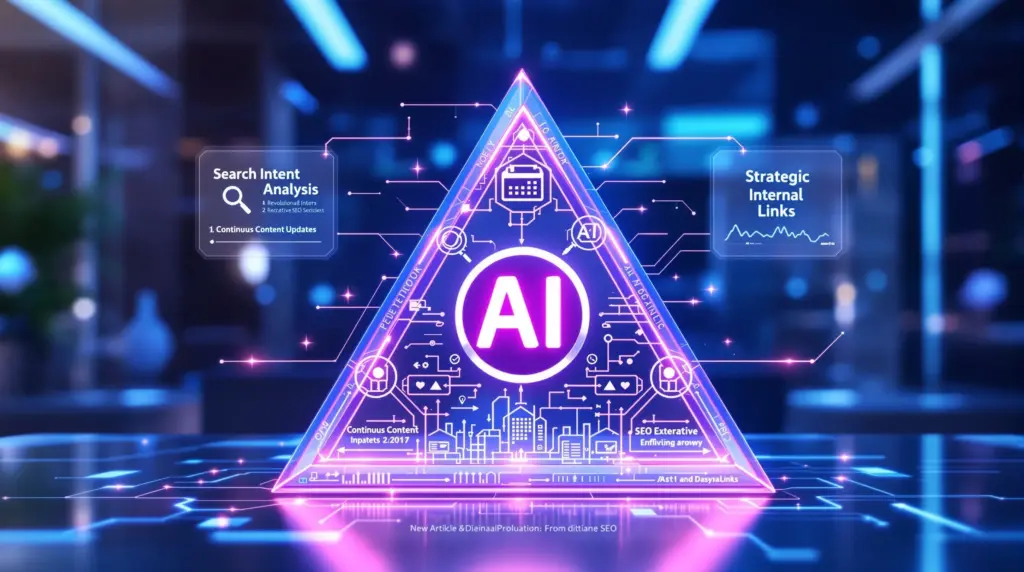 AI人格® Web運用の3つの革新的SEO戦略|検索意図分析・継続更新・内部リンク最適化