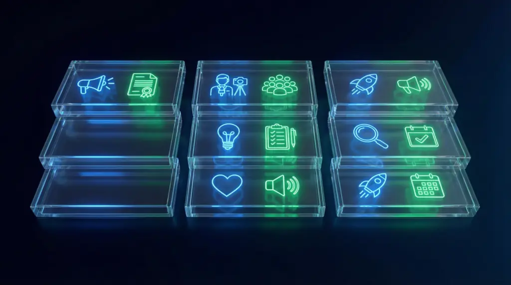 プレスリリースとニュースリリースの5つの主な違いを比較した図