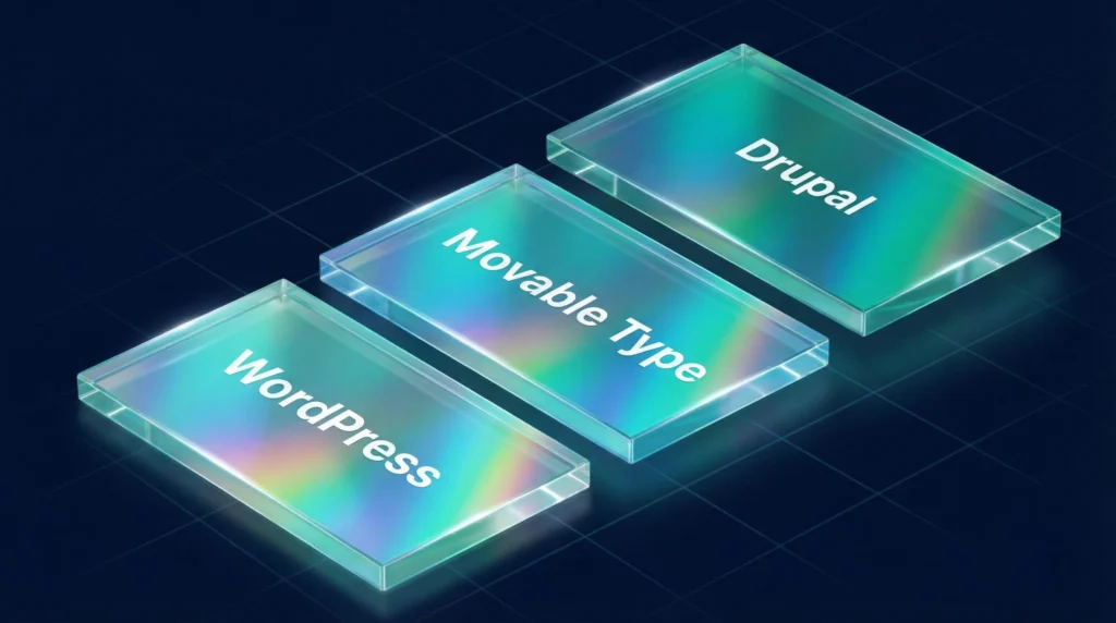メディア運営向けCMS 3選｜WordPress・Movable Type・Drupal