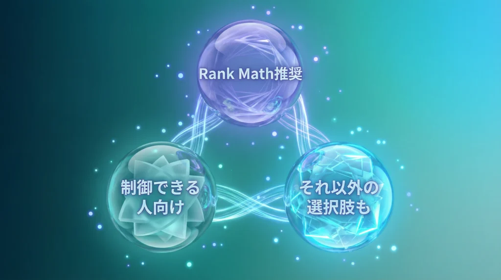 あなたに最適なWordPress SEOプラグイン｜Rank Math推奨（制御できる人向け）、それ以外の選択肢も