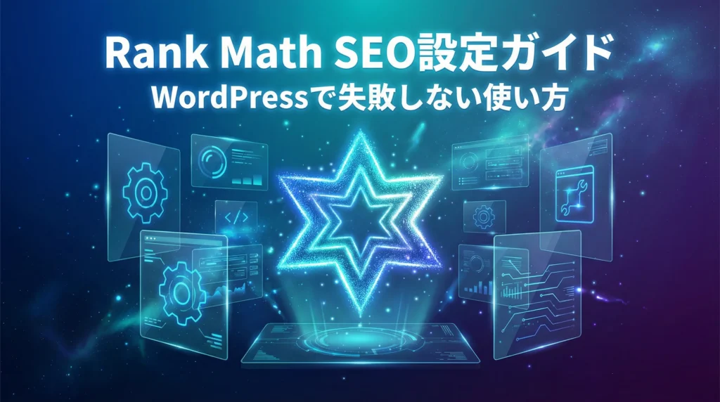Rank Math SEO設定ガイド｜WordPressで失敗しない使い方