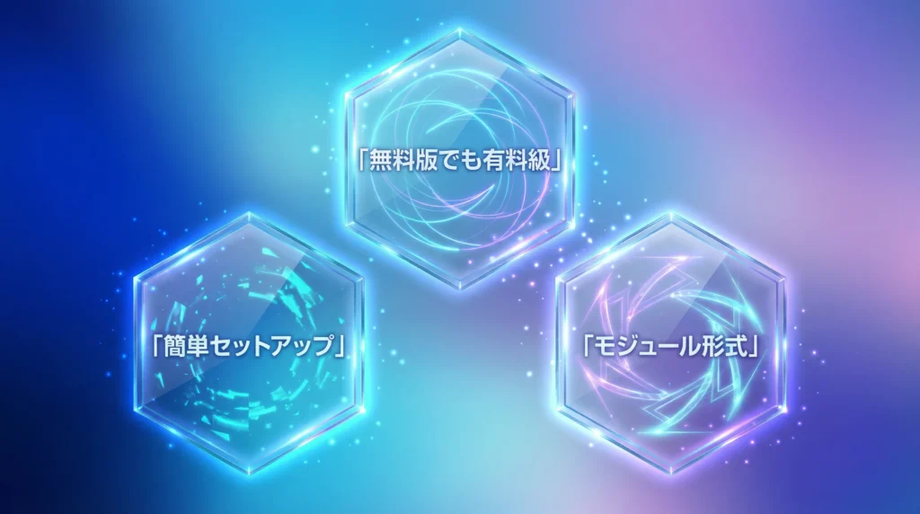 Rank Math SEOが選ばれる3つの理由｜無料版でも有料級、簡単セットアップ、モジュール形式