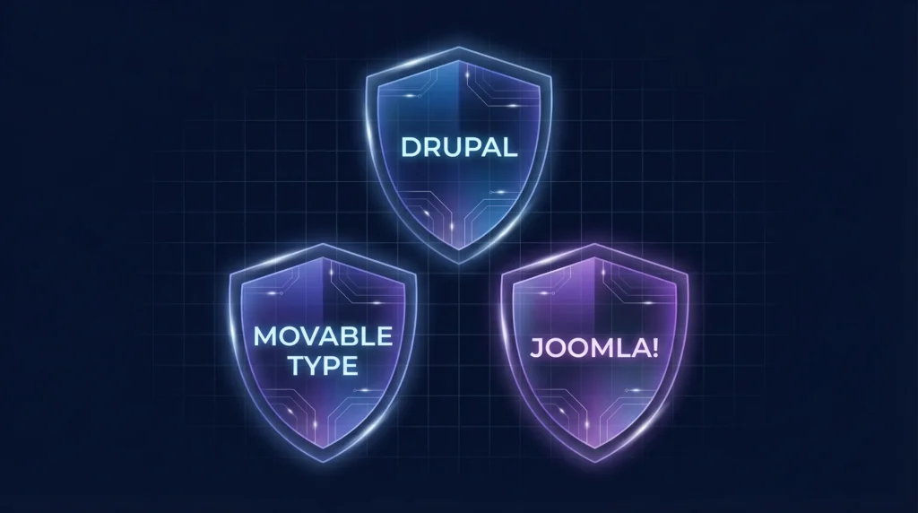 セキュリティ特化CMS 3選｜Drupal・Movable Type・Joomla!
