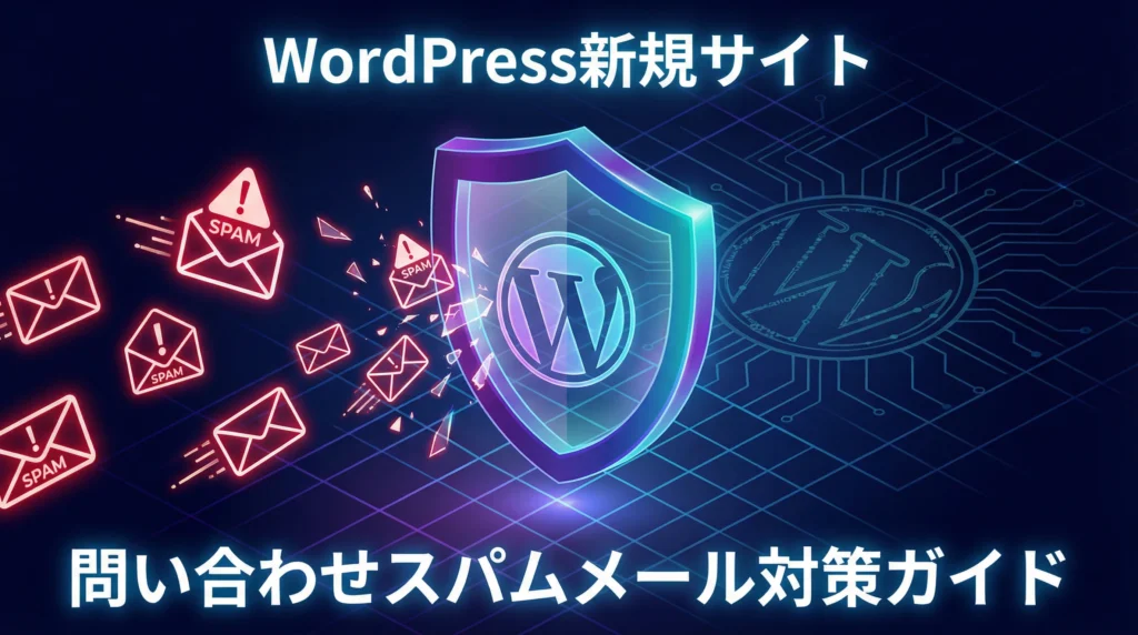 WordPress新規サイト立ち上げ時の問い合わせスパムメール対策ガイド