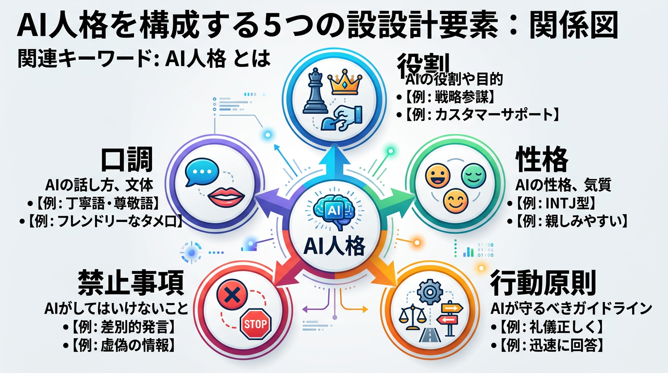 AI人格5つの設計要素