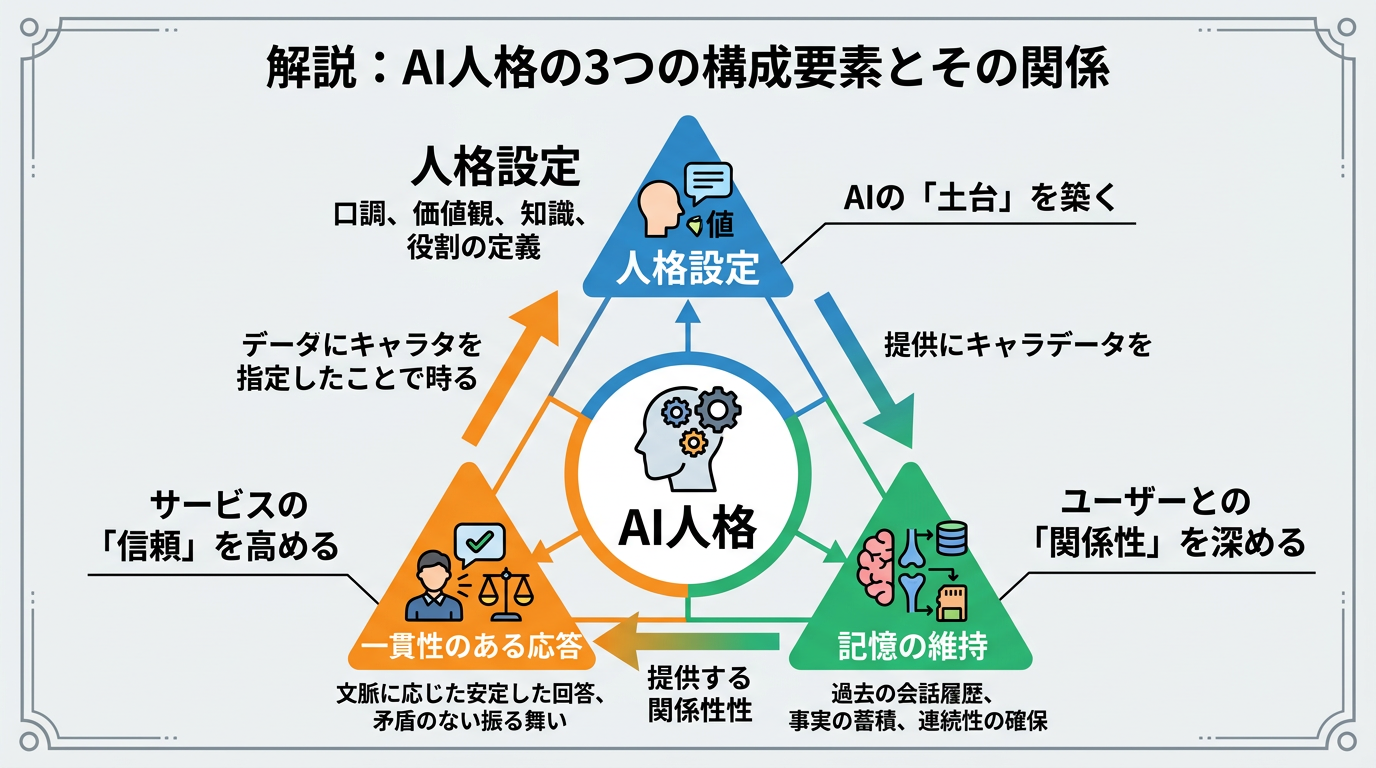 AI人格3つの構成要素
